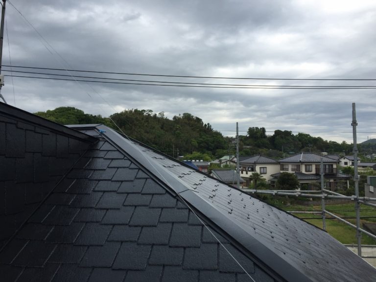 千葉県富津市のお客様（木造住宅）｜屋根の塗装工事 施工事例