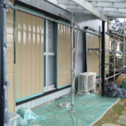 雨戸の塗装工事