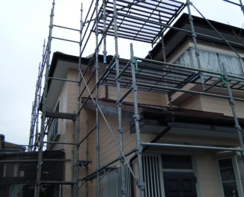 足場組立作業