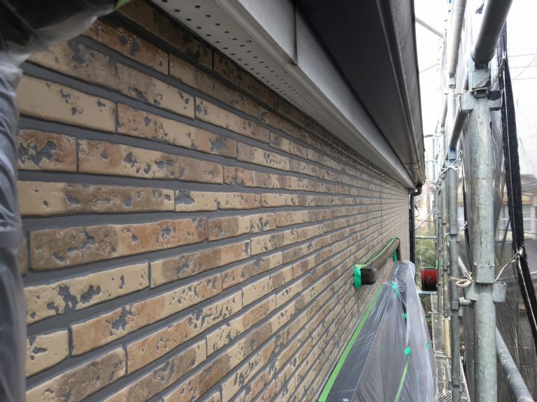 外壁の塗装工事（クリア塗装）｜千葉県にお住いのE様邸