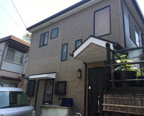 外壁・付帯部のクリアー塗装