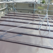 ガルバニウム鋼板屋根の塗装工事