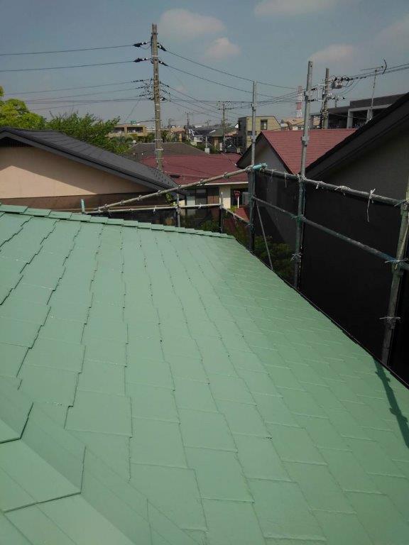 屋根の塗装工事｜千葉県浦安市にお住いのH様邸にて屋根の塗り替えリフォーム工事