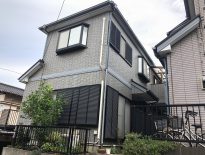 屋根・外壁の塗装工事のお見積り｜千葉県習志野市の木造2階建てのお住いにて現場調査