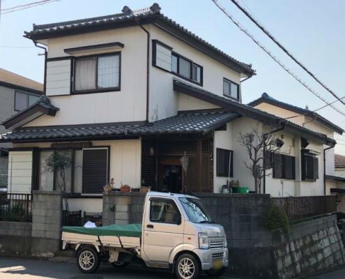塗り替えの現場調査