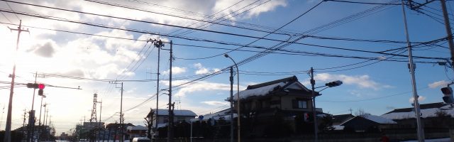 雪が降った日の外壁塗装