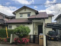 千葉県印西市のM様邸にて外壁塗装・屋根塗装の現場調査・お見積り