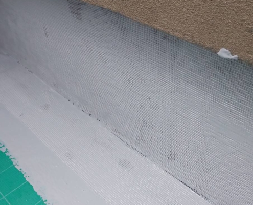 立ち上がりのウレタン防水