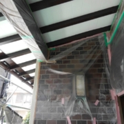 軒天の塗装工事