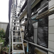 シャッターの塗装工事