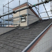 屋根の足場工事