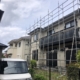 戸建て住宅の足場組み立て工事