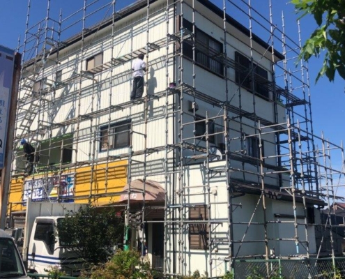 足場組み立て工事