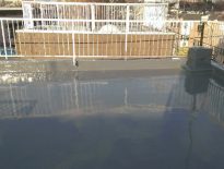 屋上のウレタン防水工事（通気緩衝工法）｜千葉県八千代市のマンションにて雨漏り修理