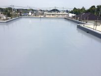 屋上のウレタン防水工事｜千葉県習志野市のマンションにて雨漏り修理