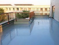 屋上のウレタン防水工事（通気緩衝工法）｜千葉県習志野市のビルにて雨漏り修理